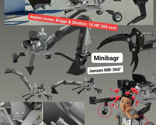 Minibagr Jansen MB-360°