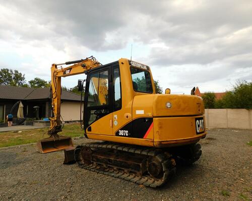 CAT 307C, HYDRAULICKÁ SVAHOVKA,Klimatizace