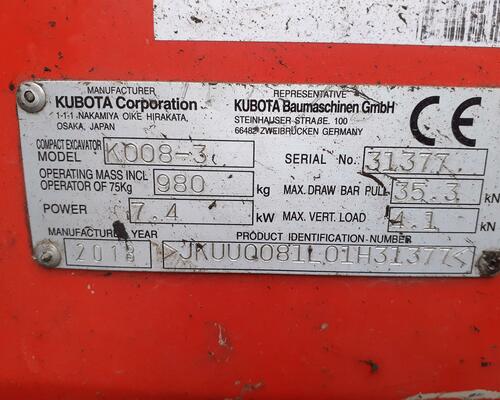 Kubota k 008