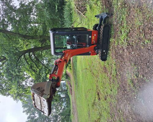 Kubota kx016-4 roztahovaci podvozek