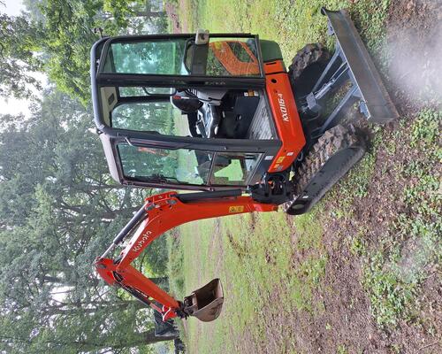 Kubota kx016-4 roztahovaci podvozek