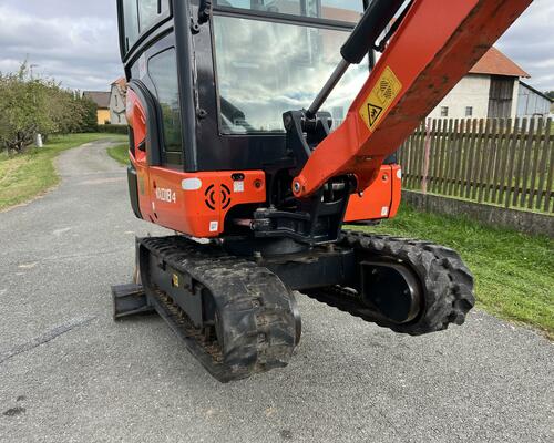 Minibagr Kubota KX018-4 hyd.podvozek + hyd.svahovka, podkopy