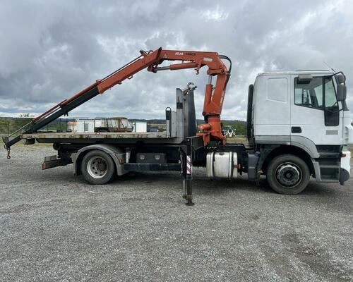 IVECO AT190S36+HR ATLAS+KONTEJNER(PLATO)- VHODNÉ NA PŘEPRTAVU STAVEBNÍCH STROJŮ