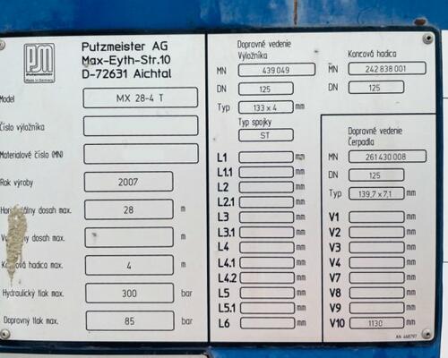 Putzmeister MX 28-4 T