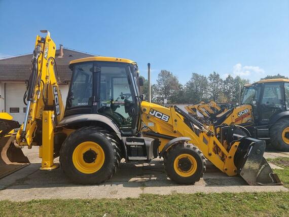 JCB 3CX 2016 joystick, přední rychloupínák, z pozůstalosti