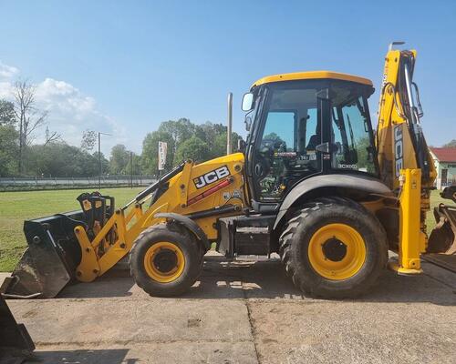 JCB 3CX 2016 joystick, přední rychloupínák, z pozůstalosti