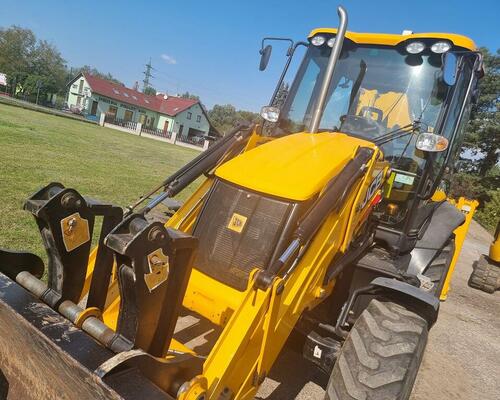 JCB 3CX 2016 joystick, přední rychloupínák, z pozůstalosti