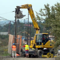 Kolové rypadlo Komatsu PW 160 firmy Tchas