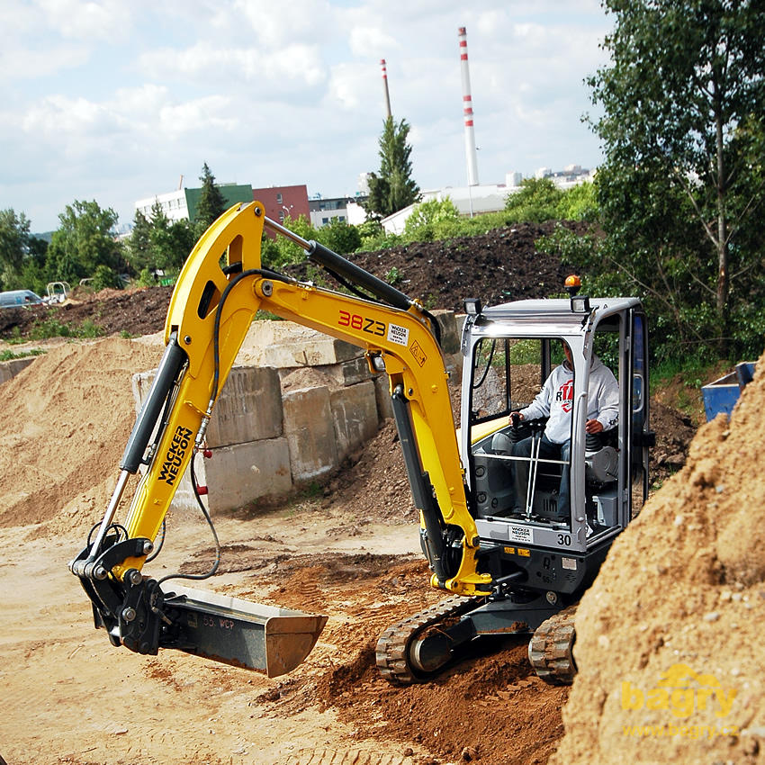 Pásové minirypadlo Wacker Neuson 38Z3 VDS: Vítejte v nové dimenzi